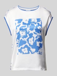 Top met motiefprint van comma Casual Identity - 4