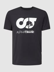 T-Shirt mit Label-Print von AlphaTauri Schwarz - 34