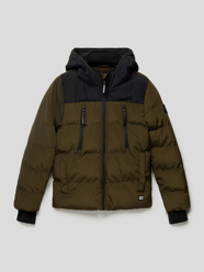 Steppjacke mit herausnehmbarer Kapuze Modell 'Brentham' von CARS JEANS Grün - 24