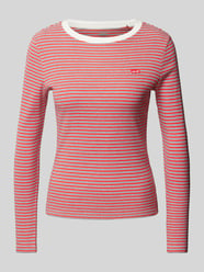 Shirt met lange mouwen en labelpatch, model 'ESSENTIAL' van Levi's® Rood - 16