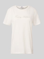 T-shirt o kroju regular fit z czystej bawełny od Tommy Hilfiger - 1