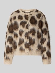 Strickjacke im Allover-Look Modell 'Lippi' von FREE/QUENT - 4