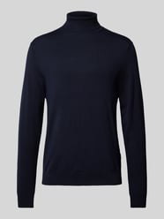 Rollkragenpullover mit Label-Applikation Modell 'WYLER' von Only & Sons Blau - 19