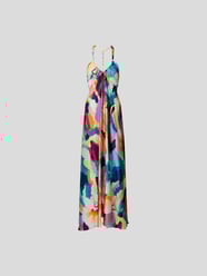 Seidenkleid mit Allover-Muster von Forte Forte Gelb - 28