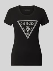 T-Shirt mit Logo und Rundhalsausschnitt von GUESS - 5