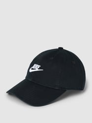 Baseballpet met labelstitching van Nike Zwart - 47