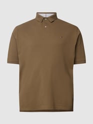 PLUS SIZE Poloshirt mit Label-Details von Tommy Hilfiger Big & Tall Grün - 35