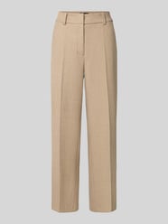 Regular Fit Chino mit Viskose-Woll-Anteil Modell 'CALIFORNIA' von CAMBIO Beige - 39