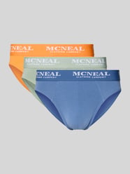 Slim Fit Slip mit Logo-Detail im 3er-Pack von MCNEAL Orange - 42