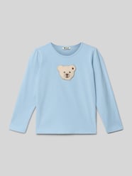 Langarmshirt mit Motiv-Stitching und Rundhalsausschnitt von Steiff - 45