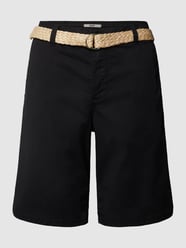 Shorts met riem van Esprit Grijs / zwart - 7