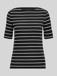 Slim Fit T-Shirt aus Baumwoll-Mix Modell 'JUDY' von Lauren Ralph Lauren - 31