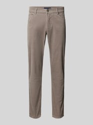 Stoffhose mit 5-Pocket-Design von Christian Berg Men Grau - 6