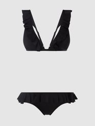 Bikini met volants  van s.Oliver RED LABEL Grijs / zwart - 7