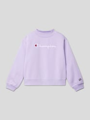 Sweatshirt mit Label-Print von CHAMPION Lila - 18