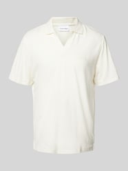 Regular Fit Poloshirt im unifarbenen Design von CK Calvin Klein Beige - 35
