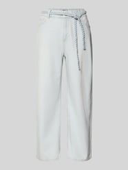 Jeans mit Gürtel in Flecht-Optik von Jake*s Studio Woman - 44