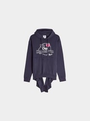 Asymmetrischer Hoodie von VETEMENTS Blau / Türkis - 3