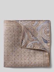 Pochet van linnenmix met zijdemix van Verugia Beige - 45