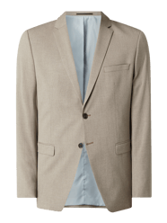 Slim Fit 2-Knopf-Sakko mit Stretch-Anteil Modell 'Mylologan' von SELECTED HOMME Beige - 46