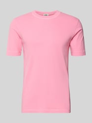 T-Shirt mit geripptem Rundhalsausschnitt von DRYKORN - 17
