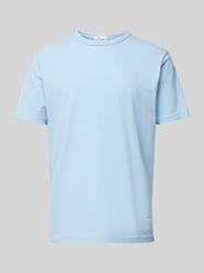 T-Shirt mit Label-Stitching Modell 'DOVER' von MC2 Saint Barth Blau - 18