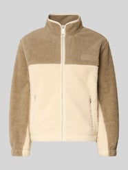 Regular fit jack met logo-applicatie, model 'Signature' van KARL KANI Beige - 5