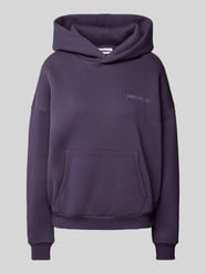 Hoodie mit Logo-Print von Review Lila - 3