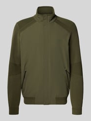 Kurtka blouson z mieszanki modalu z domieszką jedwabiu, krój regular fit, model 'SPIRIT70' od BOSS Green - 7