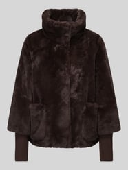 Imitatiebontjack met hoge opstaande kraag van s.Oliver BLACK LABEL - 8