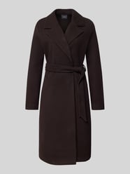 Webpelzmantel mit Bindegürtel von VERO MODA - 2