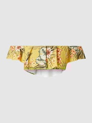 Bikinitop in bandeaumodel, model 'Tolvo’  van Banana Moon Geel - 4