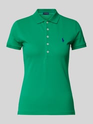 Poloshirt mit Label-Stitching Modell 'JULIE' von Polo Ralph Lauren Grün - 11