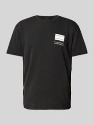 Regular Fit T-Shirt mit Label-Print von Tommy Jeans Schwarz - 26