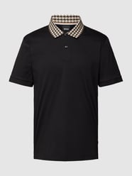 Poloshirt mit Label-Details Modell 'Parlay' von BOSS Schwarz - 14