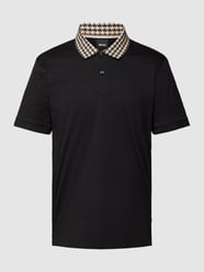 Poloshirt mit Label-Details Modell 'Parlay' von BOSS Schwarz - 36