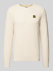 Gebreide pullover met labelpatch van PME Legend - 11