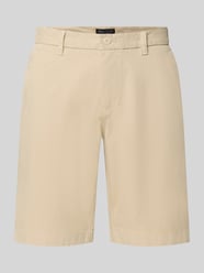 Szorty chino w kroju regular fit z mieszanki bawełny od Marc O'Polo - 1