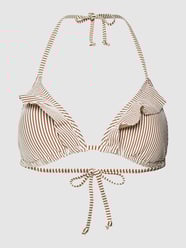 Bikini-Oberteil mit Streifenmuster Modell 'Striba Bel' von Becksöndergaard Braun - 40