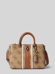 Satchel bag met labeldetail, model 'ERENIA' van Guess - 35
