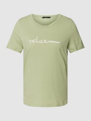 T-shirt met statementstitching, model 'ROJAOLLY' van Vero Moda Groen - 47