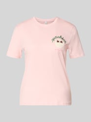 Regular Fit T-Shirt aus reiner Baumwolle Modell 'KITA' von ONLY Pink - 42