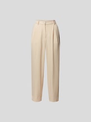 Bundfaltenhose mit Kontrastnähten von See by Chloé Weiß - 45