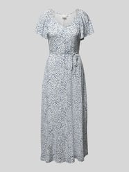 Sukienka midi ze wzorem na całej powierzchni model ‘Aya’ od ICHI - 8