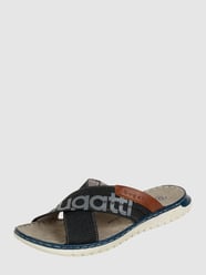 Sandalen aus Textil  von bugatti Schwarz - 22