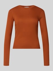 Bluzka z długim rękawem z okrągłym dekoltem model 'EVERYDAY' od Topshop - 35