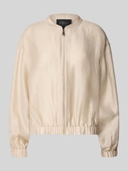 Relaxed Fit Blouson aus Lyocell-Leinen-Mix von s.Oliver BLACK LABEL Beige - 26