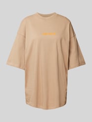 Oversized T-Shirt mit Label-Print von Review Braun - 1