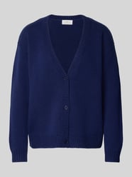 Relaxed Fit Cardigan aus reiner Wolle in Strick-Optik von Fynch-Hatton - 1