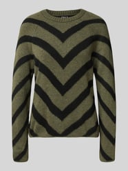 Regular Fit Strickpullover mit Streifenmuster Modell 'ELIZA' von Only - 36